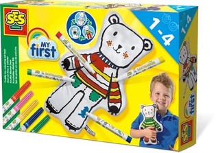 SES Creative My First - Boneka Beruang Mewah Mewarnai Sendiri (1 pc.)