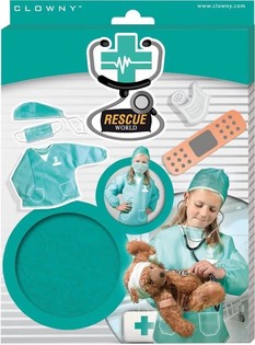 Ses Clowny - Set Kostum Dokter Bedah (1 pc)