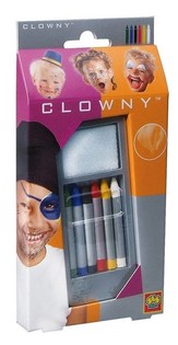 Pensil Lukis Wajah SES Clowny (6 Warna) (1 Pcs)