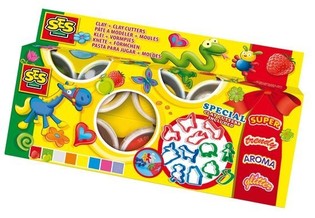 Set Lilin Mainan SES Claymania 8x90gr + Cetakan (1 pcs)