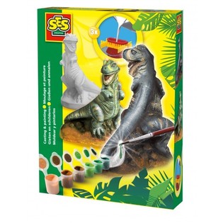 SES Cetakan Gips & Lukis - Dinosaurus T-Rex (1 pcs)