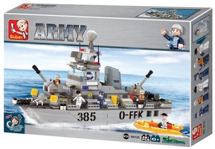 Sluban Army Penghancur Torpedo Kapal Perang M38-B0125 (1 pcs)