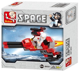 Sluban Space Bomber M38-B0321 Pembom Luar Angkasa (1 pc)