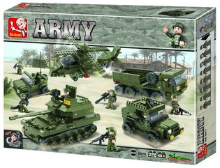 Set Balok Susun Sluban Army M38-B0311 (1001 pcs)