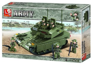 Sluban Army Tank M38-B0305 Mainan Balok Susun (1 pcs)