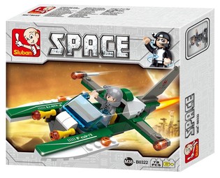 Pesawat Ruang Angkasa Sluban Space Aircraft M38-B0322 (1 pc.)