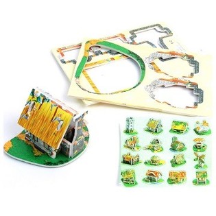 PUZZLE 3D KECIL - RUMAH (48 pcs)