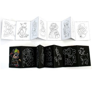 Buku Mewarnai Gores Ajaib (47 pcs)