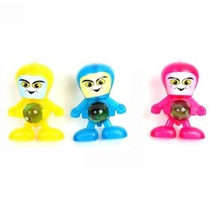Figur Robot Peluncur Kelereng (48 pcs)