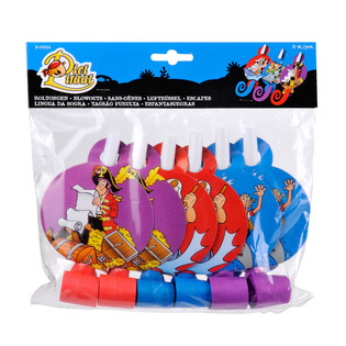6 Pcs Sempritan Pesta Piet Piraat (12 pcs.)