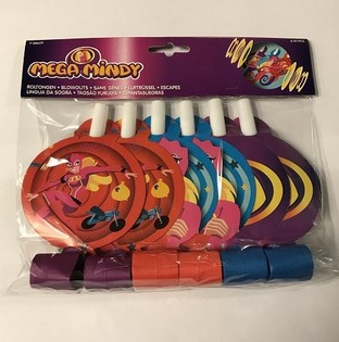 6 Pcs MEGA MINDY Terompet Lidah (6 pcs)