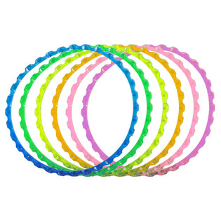 6 Pcs Gelang Bergelombang Warna Cerah (Isi 6)