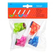 4 Pcs Terompet Lidah Cetak Hewan