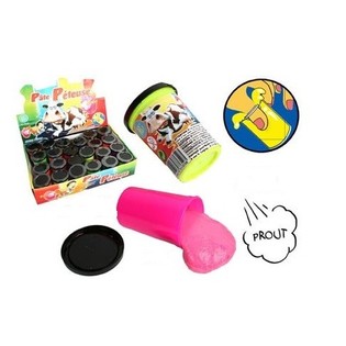 PUTTY SLIME BAU BUSUK WARNA NEON DALAM DISPLAY, 70g (24 pcs)