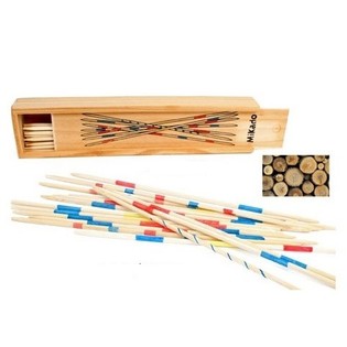 PERMAINAN MIKADO DALAM KOTAK KAYU (24 pcs)