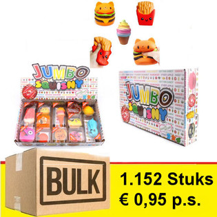 PENAWARAN MEGA BULK - JUMBO SQUISNY dalam DISPLAY (1.152 Pcs)