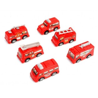 KENDARAAN PULL BACK PEMADAM KEBAKARAN & AMBULANS (24 pcs.)