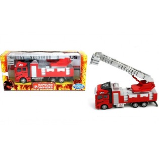 Mobil Pemadam Kebakaran Metal Besar Pull Back (2 pcs)