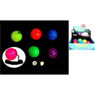 BOLA SEPAK ELASTIS DENGAN LAMPU (12 pcs)