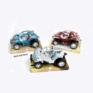 BUGGY GESEK KEREN PADA KARTU BLISTER, PANJANG 13 CM (12 pcs)