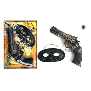 Pistol Western + Masker dalam Kemasan (12 pcs)