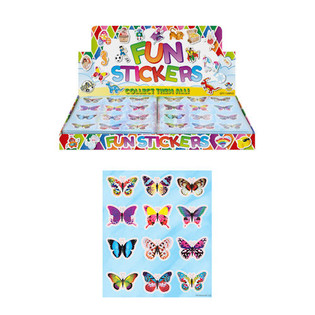 Stiker Lucu &ndash; Model: Kupu-Kupu (120 pcs)