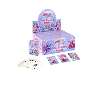 KARTU REMI MINI &ndash; MODEL: SUPER GIRLS DALAM DISPLAY (24 pcs)