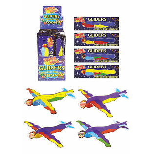 MAINAN PESAWAT GABUS FIGHTER GLIDERS – MODEL: SUPER HERO DALAM DISPLAY (48 pcs)