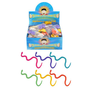 Mainan Ular Karet Stretch Lentur (96 pcs)