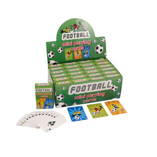 KARTU REMI MINI &ndash; MODEL: SEPAK BOLA DALAM DISPLAY (24 pcs)