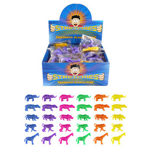Mainan Hewan Rimba Melar / Stretchable - 84 pcs
