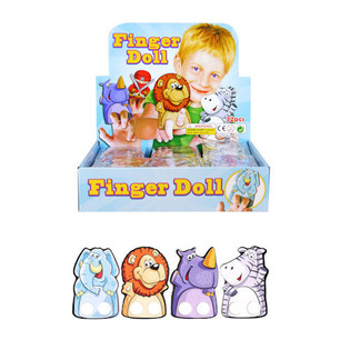 Mainan Boneka Jari Hewan Hutan dalam Display (72 pcs)