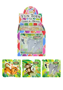 Puzzle Hutan, 13 x 12 cm, dengan Wadah Display (108 pcs)