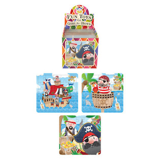 Puzzle Bajak Laut 13 x 12 cm dalam Kotak Pajangan (108 pcs)