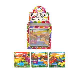 PUZZLE &ndash; DINOSAURUS, 13 x 12 cm, DALAM DISPLAY (108 pcs)