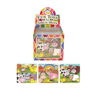 Puzzle Mini Hewan Ternak 13 x 12 cm dalam Kotak Pajangan (108 pcs)