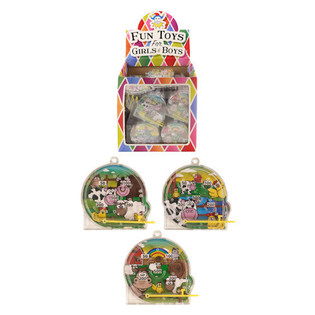Mainan Pinball Mini Undian Model Hewan Ternak dalam Display (108 pcs)
