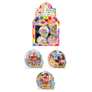 Mainan Flipper Mini Bajak Laut untuk Lucky Dip dalam Kotak Display (108 pcs)