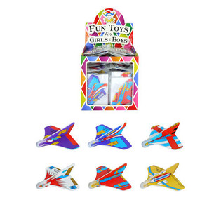 Pesawat Foam Mini Star Glider dalam Display (72 pcs)