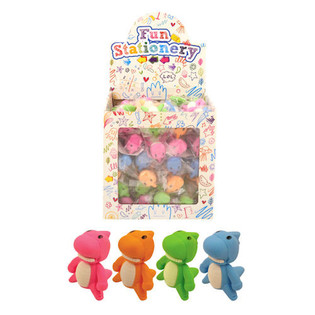 Penghapus Model Dinosaurus dalam Display (60 pcs)
