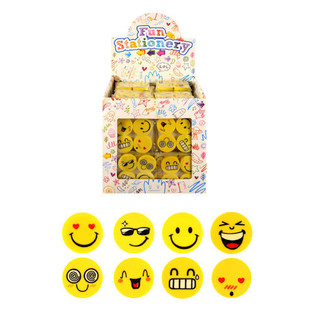 MODEL PENGHAPUS: SET 4 PCS PENGHAPUS SMILEY DALAM DISPLAY (120 set)