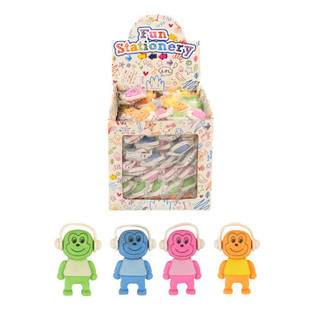 MODEL PENGHAPUS: MONYET DENGAN HEADPHONE DALAM DISPLAY (96pcs)