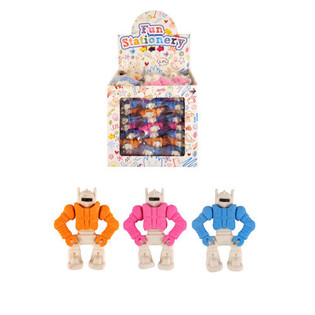 Penghapus Model Robot Besar dalam Display (60 pcs)