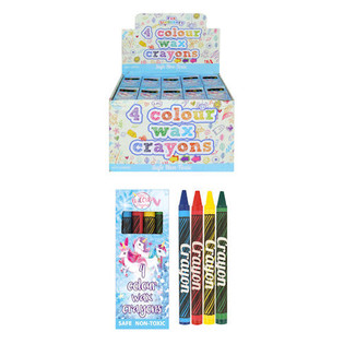 SET KRAYON UNICORN 4 WARNA DALAM DISPLAY (120 pcs)