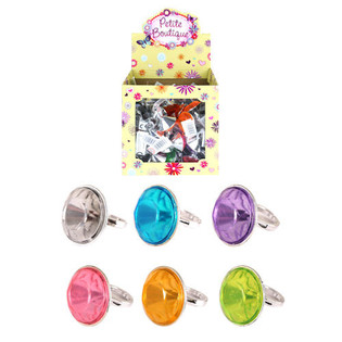 Cincin Mainan Anak Berlian Besar dalam Display (80 pcs)