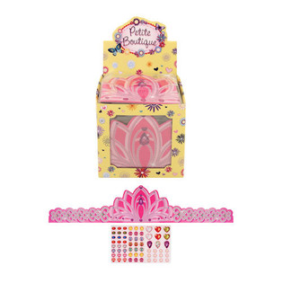 Mahkota Putri Karton yang Dapat Disesuaikan dalam Display (84 pcs)