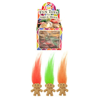 Mainan Figur Troll Kecil untuk Undian dalam Display (72 pcs)