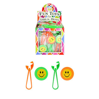 PELUNCUR DISK SMILEY CERIA DALAM TAMPILAN (48 pcs.)