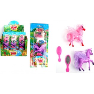 SET KUDA PONI 2 BAGIAN DENGAN SIKAT DALAM DISPLAY (12 pcs)