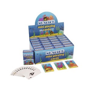 Kartu Remi Mini &ndash; Model Sea Life dalam Display (24 pcs)